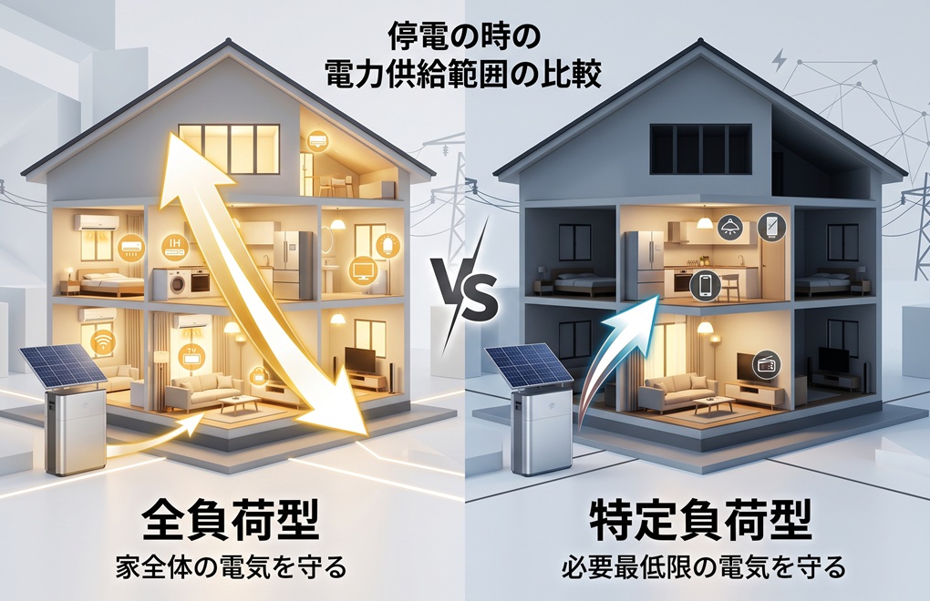 全負荷型と特定負荷型の違い